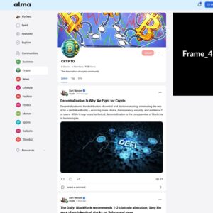 Alma — блог-платформа